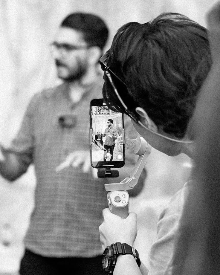 Tournage noir et blanc gimbal Easy Marketing